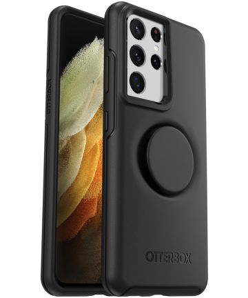 OtterBox Otter + Pop Symmetry Samsung Galaxy S21 Ultra Hoesje Zwart Hoesjes