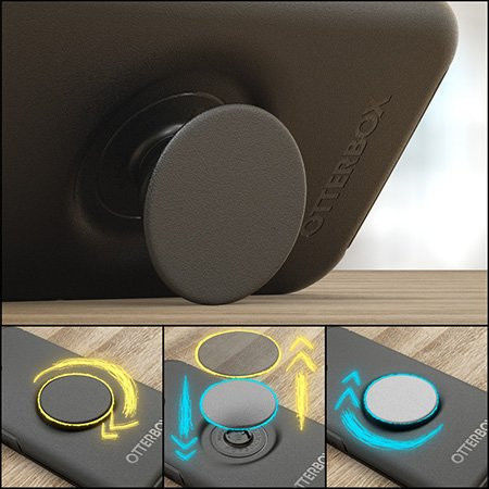 OtterBox Otter + Pop Symmetry Samsung Galaxy S21 Ultra Hoesje Zwart afbeelding 6