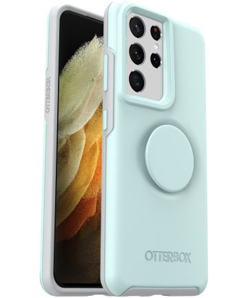 OtterBox Otter + Pop Symmetry Samsung Galaxy S21 Ultra Hoesje Blauw Hoesjes