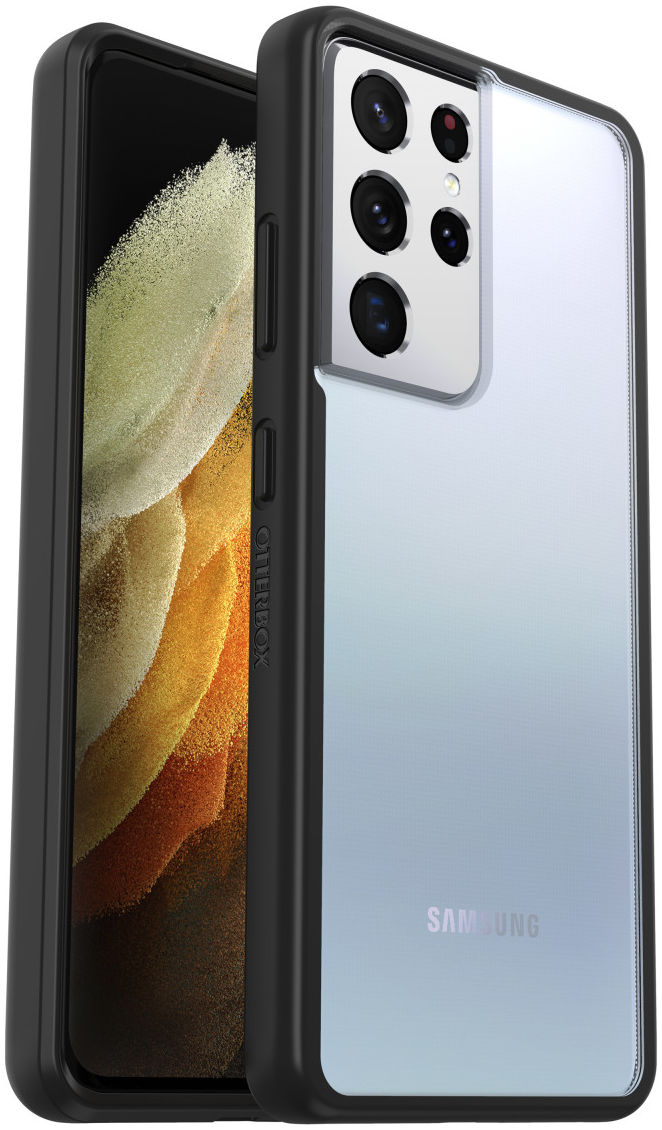 OtterBox React Samsung Galaxy S21 Ultra Hoesje Transparant Zwart afbeelding 1