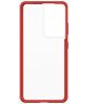 OtterBox React Samsung Galaxy S21 Ultra Hoesje Transparant Rood