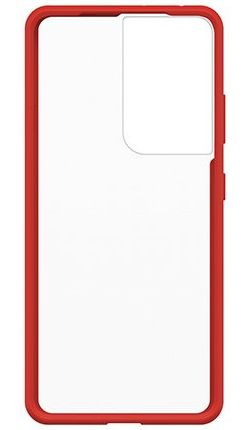 OtterBox React Samsung Galaxy S21 Ultra Hoesje Transparant Rood afbeelding 7