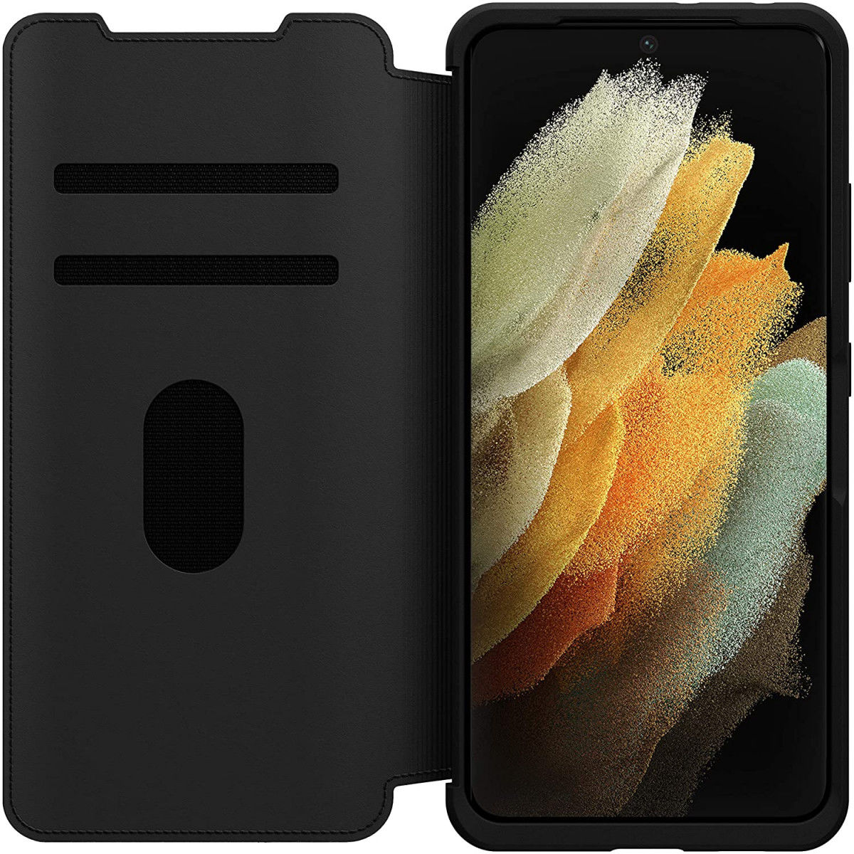 Otterbox Strada Serie Samsung Galaxy S21 Ultra Book Case Zwart afbeelding 1