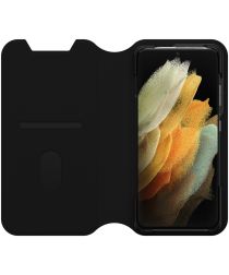 Otterbox Strada Via Serie Samsung Galaxy S21 Ultra Book Case Zwart