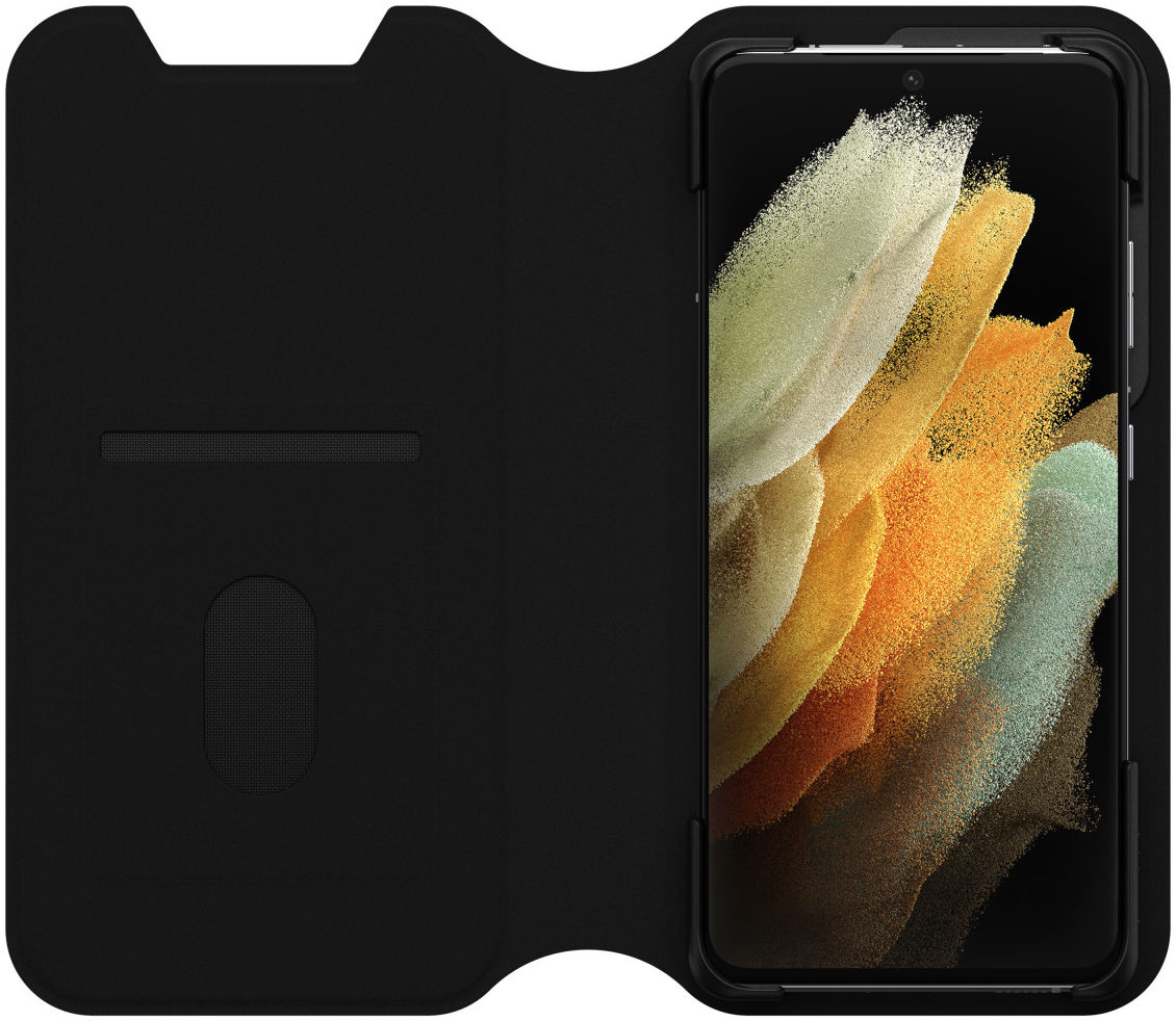 Otterbox Strada Via Serie Samsung Galaxy S21 Ultra Book Case Zwart afbeelding 1