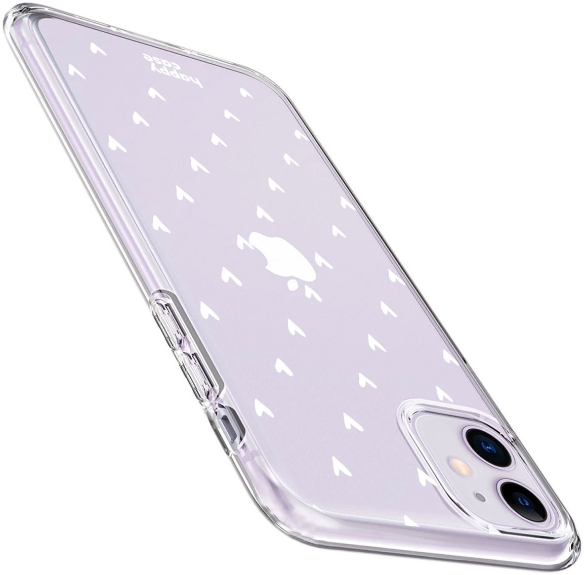 HappyCase Apple iPhone 11 Hoesje Flexibel TPU Hartjes Print afbeelding 8