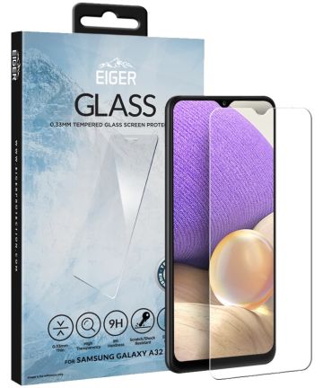 Eiger Samsung Galaxy A31/A32 4G Tempered Glass Case Friendly Plat Screen Protectors