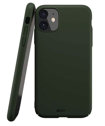 Nudient Thin Case V2 Apple iPhone 11 Hoesje Back Cover Groen Hoesjes