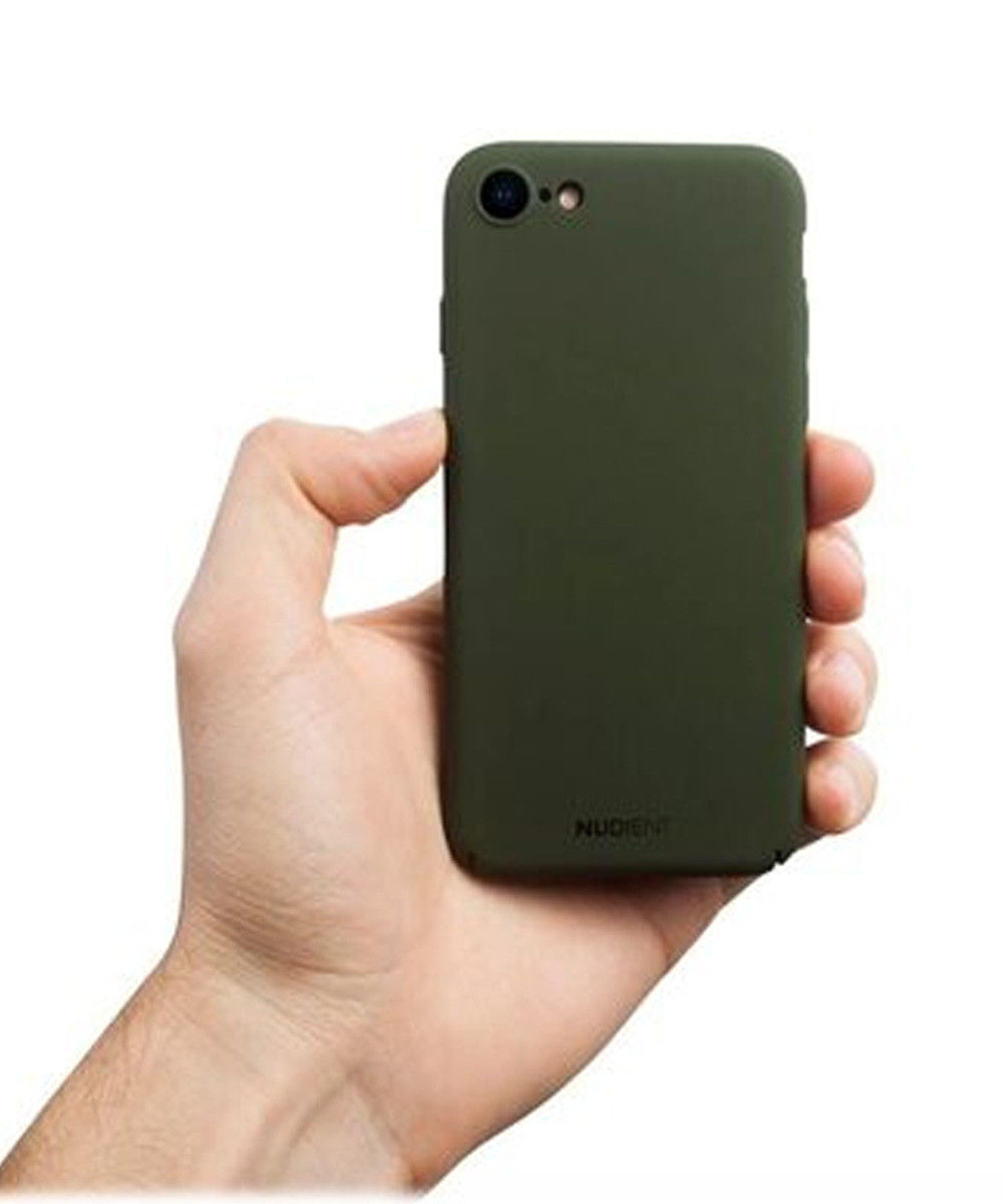 Nudient Thin Case V2 iPhone 7/8/SE (2020/2022) Hoesje Back Cover Groen afbeelding 2