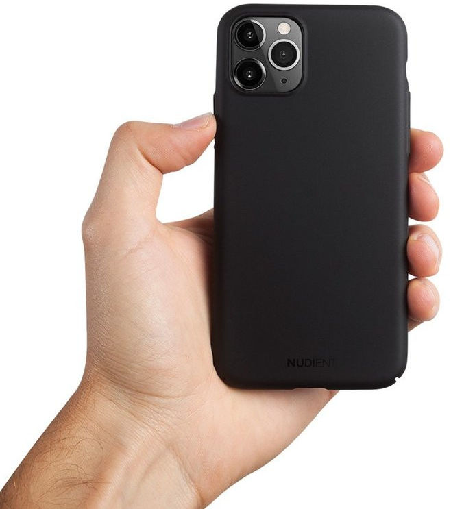 Nudient Thin Case V2 Apple iPhone 11 Pro Max Hoesje Back Cover Zwart afbeelding 2