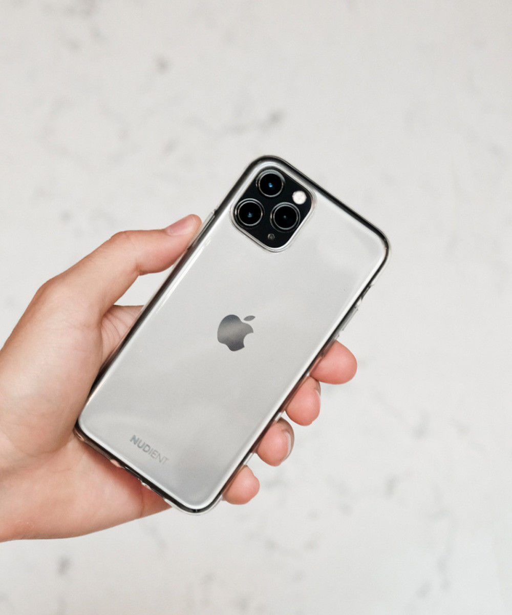 Nudient Glossy Thin Case iPhone 11 Pro Max Hoesje Transparant afbeelding 4