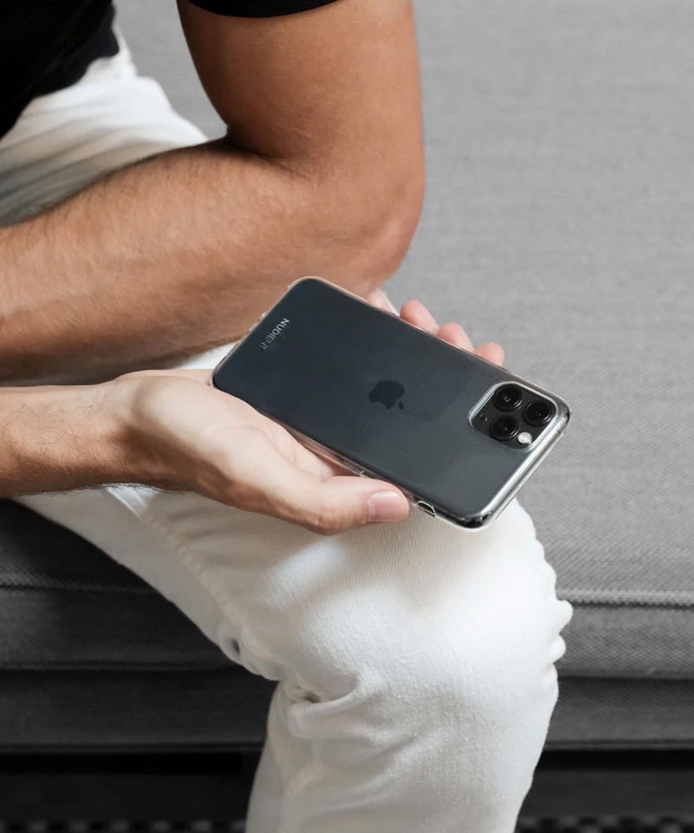 Nudient Glossy Thin Case iPhone 11 Pro Max Hoesje Transparant afbeelding 5