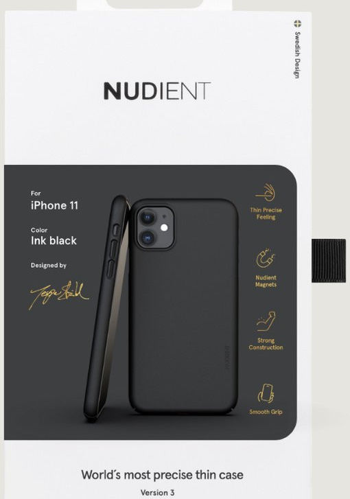 Nudient Thin Case V3 Apple iPhone 11 Hoesje Back Cover Zwart afbeelding 11