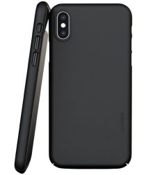 Nudient Thin Case V3 Apple iPhone XS Hoesje Back Cover Zwart