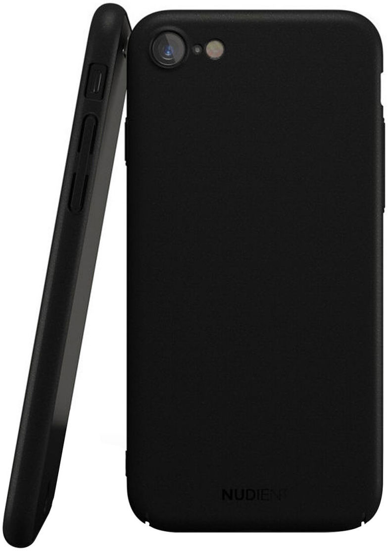 Nudient Thin Case V2 iPhone 7/8/SE (2020/2022) Hoesje Back Cover Zwart afbeelding 1