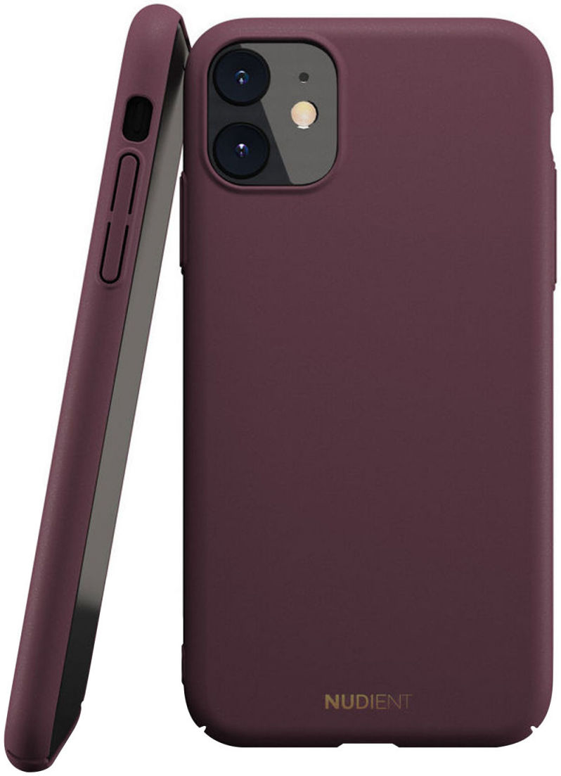 Nudient Thin Case V2 Apple iPhone 11 Hoesje Back Cover Rood afbeelding 1