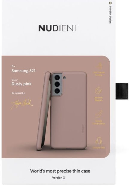 Nudient Thin Case V3 Samsung Galaxy S21 Hoesje Back Cover Roze afbeelding 9