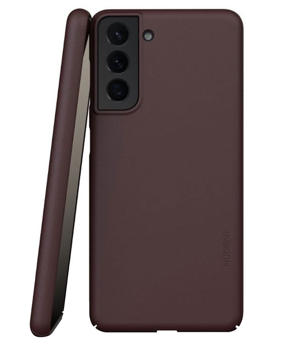 Nudient Thin Case V3 Samsung Galaxy S21 Hoesje Back Cover Rood afbeelding 1