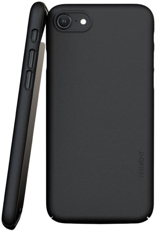 Nudient Thin Case V3 iPhone 7/8/SE(2020/2022) Hoesje Back Cover Zwart afbeelding 1