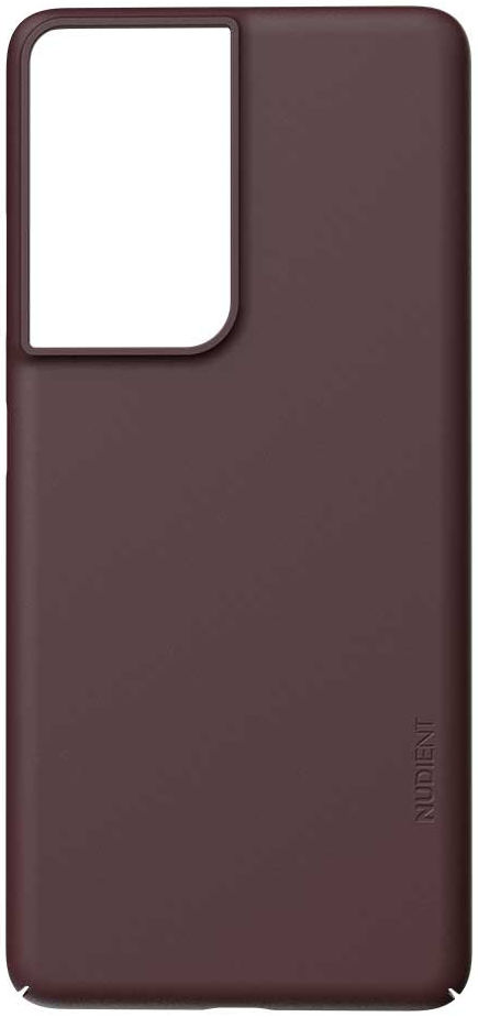 Nudient Thin Case V3 Samsung Galaxy S21 Ultra Hoesje Back Cover Rood afbeelding 5