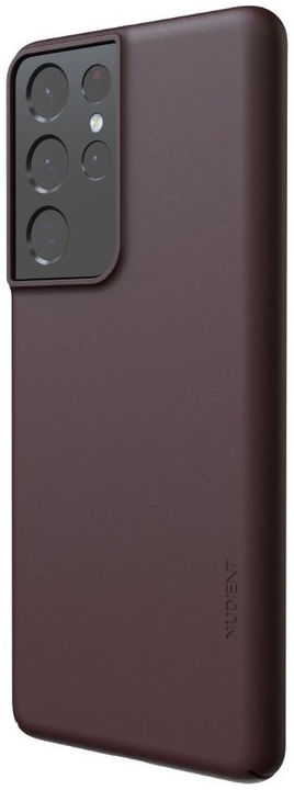 Nudient Thin Case V3 Samsung Galaxy S21 Ultra Hoesje Back Cover Rood afbeelding 2
