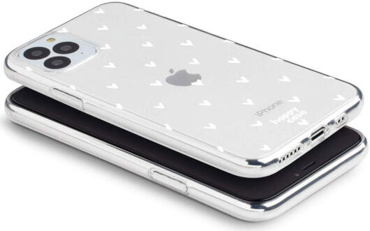 HappyCase iPhone 11 Pro Hoesje Flexibel TPU Hartjes Print afbeelding 8