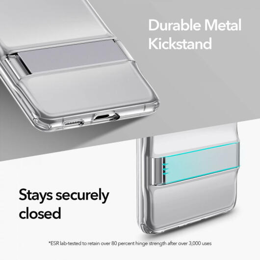 ESR Air Shield Boost Samsung S21 Ultra Hoesje Kickstand Transparant afbeelding 5