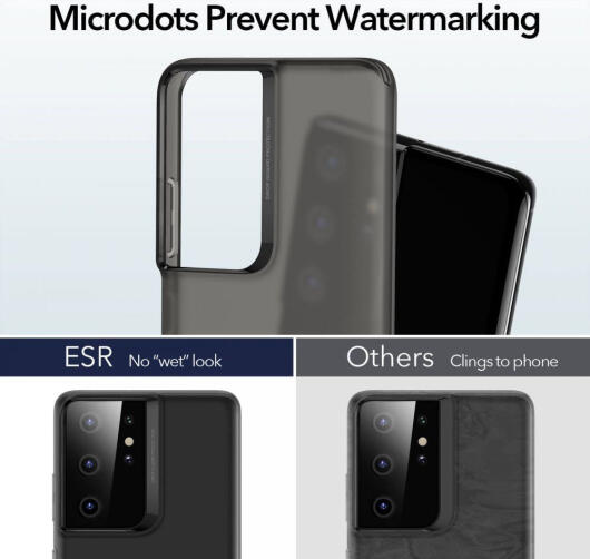 ESR Air Shield Boost Samsung S21 Ultra Hoesje Kickstand Transparant afbeelding 9