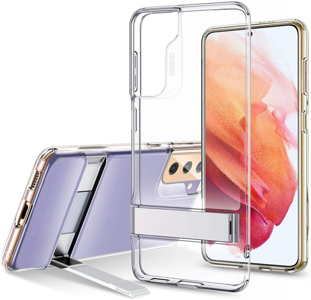 ESR Air Shield Boost Samsung S21 Plus Hoesje Kickstand Transparant afbeelding 1