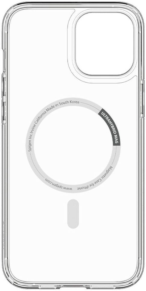 Spigen Ultra Hybrid iPhone 12/12 Pro Hoesje MagSafe Transparant/Wit afbeelding 11