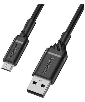 Otterbox 3A USB-A naar Micro USB Kabel 1 Meter Zwart Kabels