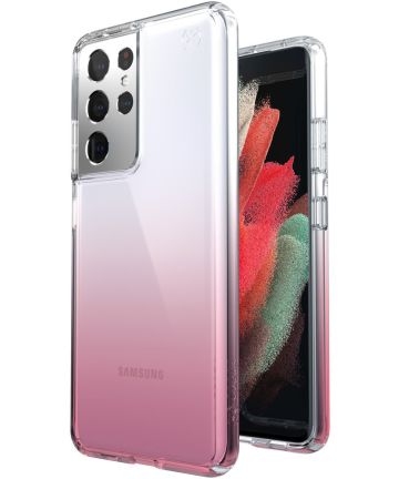 Speck Presidio Perfect Clear Samsung Galaxy S21 Ultra Hoesje Rose Hoesjes