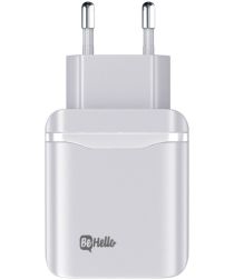 BeHello Universele USB-C Snellader 20W Power Delivery Adapter Wit