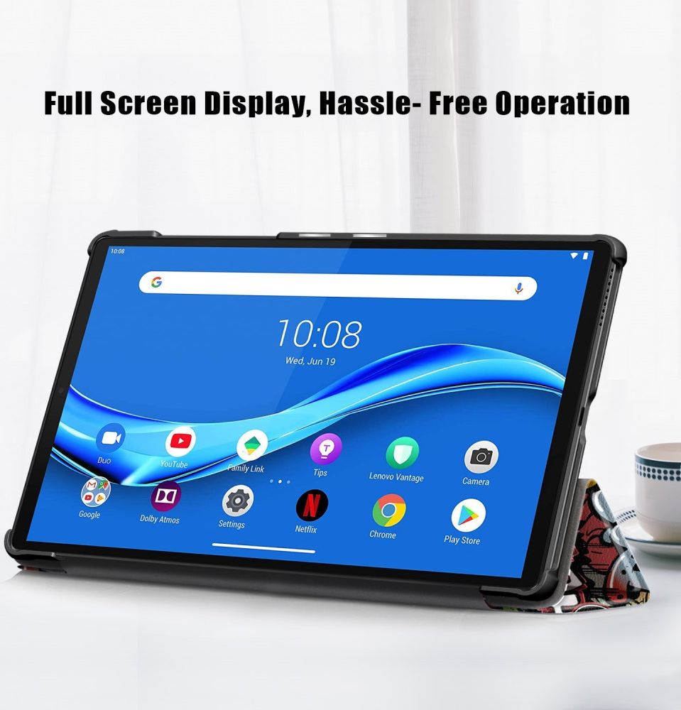 Lenovo Tab M10 HD Gen 2 Hoesje Tri-Fold Book Case Cartoon Print afbeelding 7