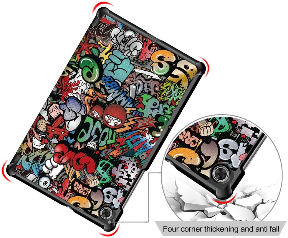 Lenovo Tab M10 HD Gen 2 Hoesje Tri-Fold Book Case Cartoon Print afbeelding 6
