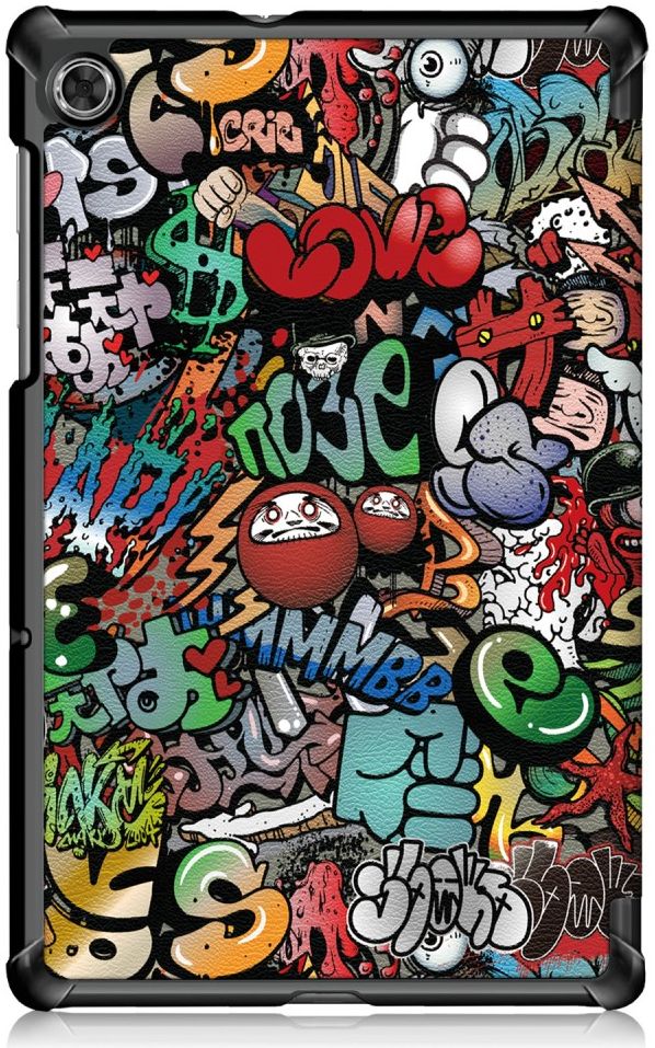 Lenovo Tab M10 HD Gen 2 Hoesje Tri-Fold Book Case Cartoon Print afbeelding 3