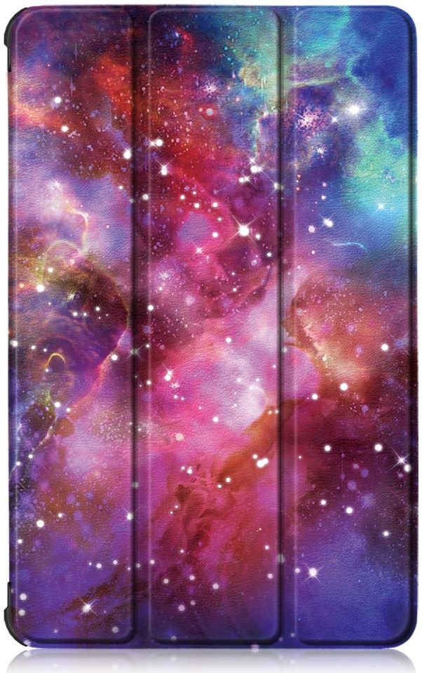 Lenovo Tab M10 HD Gen 2 Hoesje Tri-Fold Book Case Milky Way Print afbeelding 3