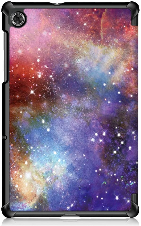 Lenovo Tab M10 HD Gen 2 Hoesje Tri-Fold Book Case Milky Way Print afbeelding 4