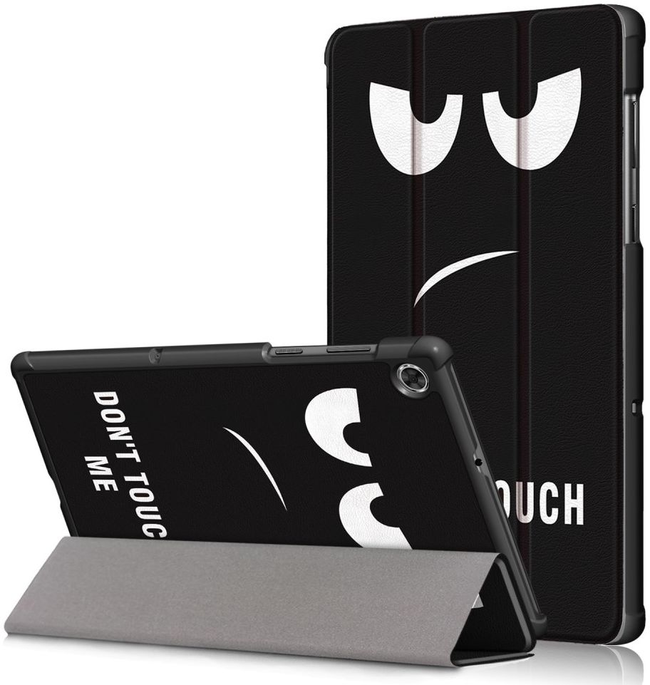 Lenovo Tab M10 HD Gen 2 Hoesje Tri-Fold Book Case Don't Touch Me Print afbeelding 1