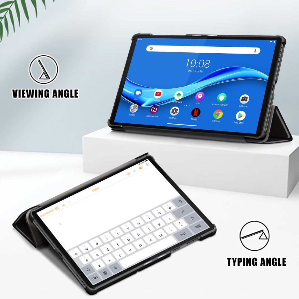 Lenovo Tab M10 HD Gen 2 Hoesje Tri-Fold Book Case Don't Touch Me Print afbeelding 9