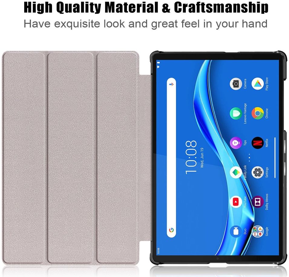 Lenovo Tab M10 HD Gen 2 Hoesje Tri-Fold Book Case Don't Touch Me Print afbeelding 8