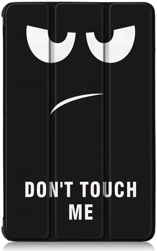 Lenovo Tab M10 HD Gen 2 Hoesje Tri-Fold Book Case Don't Touch Me Print afbeelding 2
