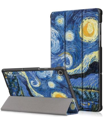 Lenovo Tab M10 HD Gen 2 Hoesje Tri-Fold Book Case Oil Painting Hoesjes