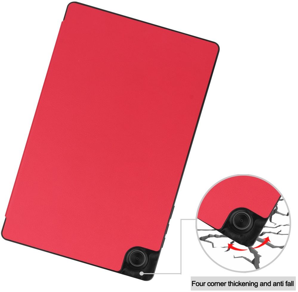 Lenovo Tab M10 HD Gen 2 Hoesje Tri-Fold Book Case Red afbeelding 6