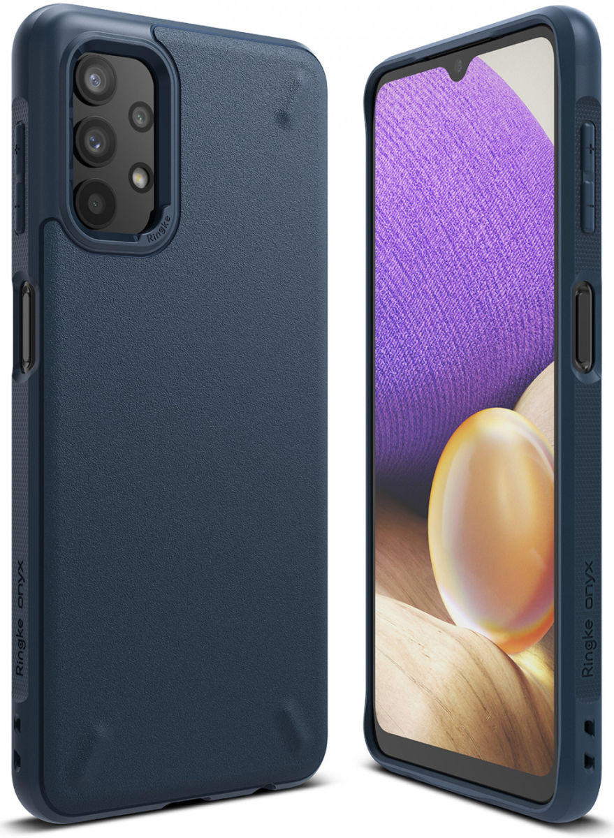 Ringke Onyx Samsung Galaxy A32 5G Hoesje Flexibel TPU Back Cover Blauw afbeelding 1