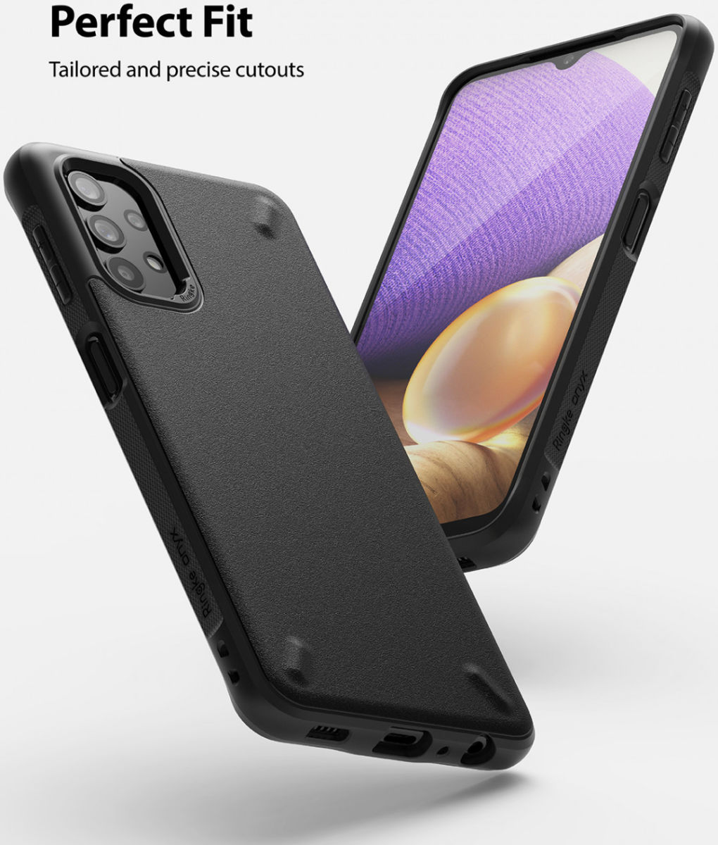 Ringke Onyx Samsung Galaxy A32 5G Hoesje Flexibel TPU Back Cover Blauw afbeelding 3