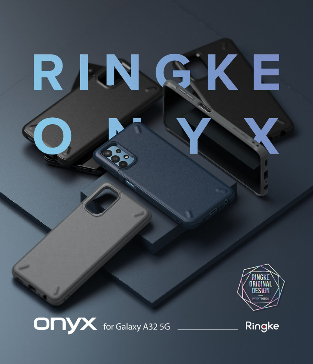 Ringke Onyx Samsung Galaxy A32 5G Hoesje Flexibel TPU Back Cover Blauw afbeelding 9