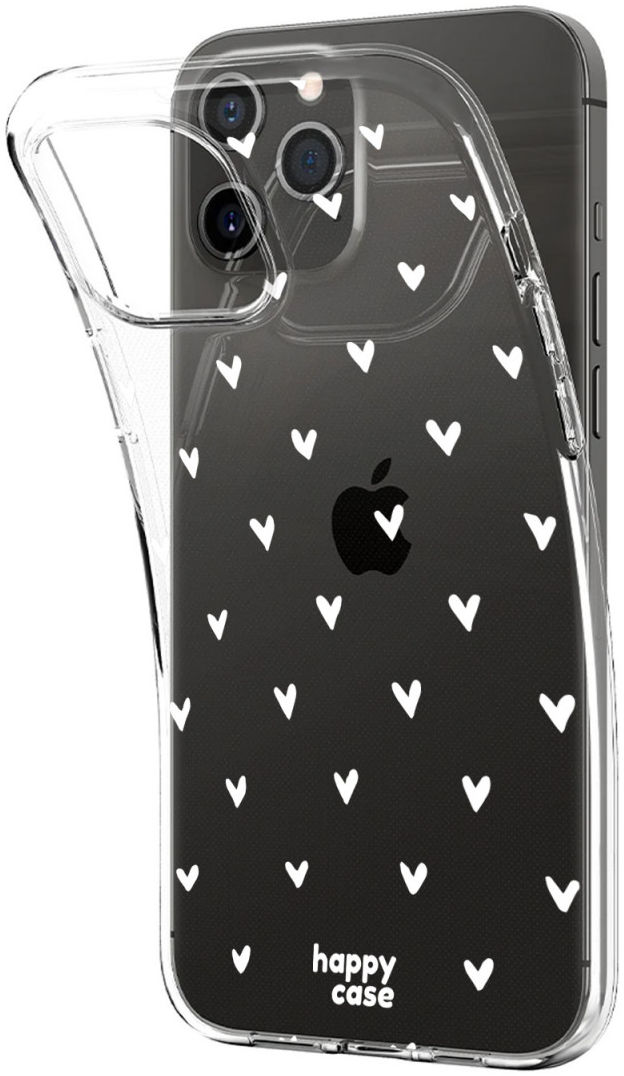 HappyCase iPhone 11 Pro Max Hoesje Flexibel TPU Hartjes Print afbeelding 7