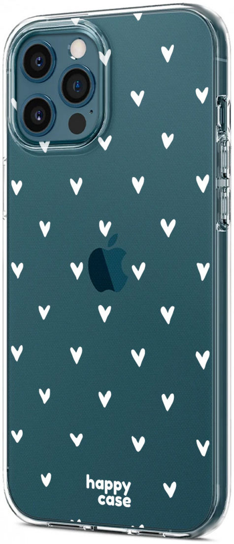 HappyCase iPhone 11 Pro Max Hoesje Flexibel TPU Hartjes Print afbeelding 9