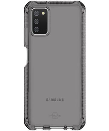 ITSKINS Spectrum Clear Samsung Galaxy A02s Hoesje Zwart Hoesjes
